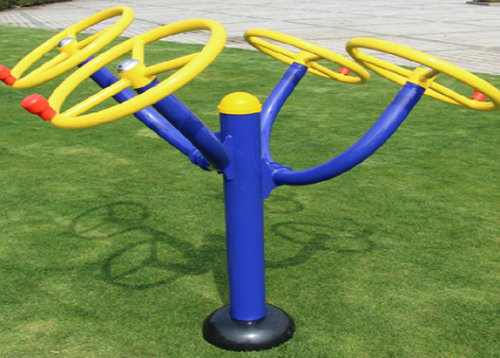 小區(qū)健身器材：太極揉推器